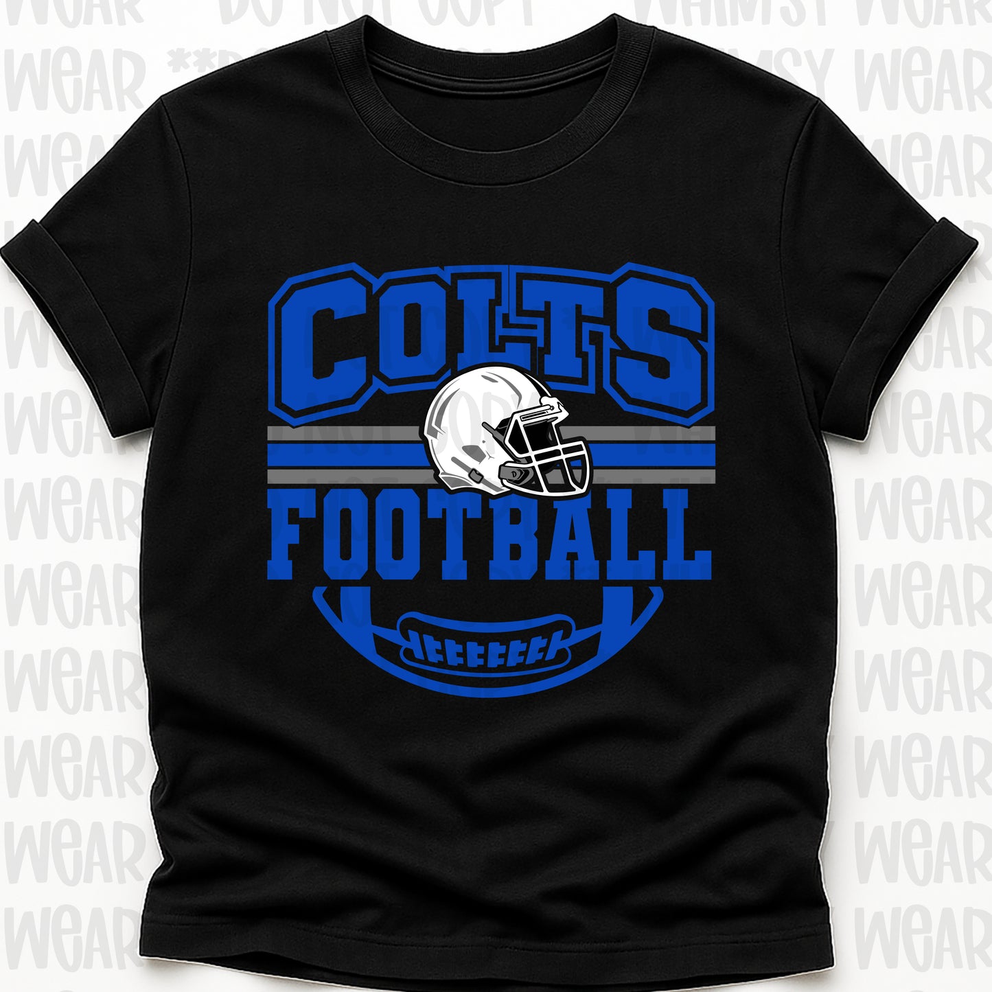 Colts Football in Blue