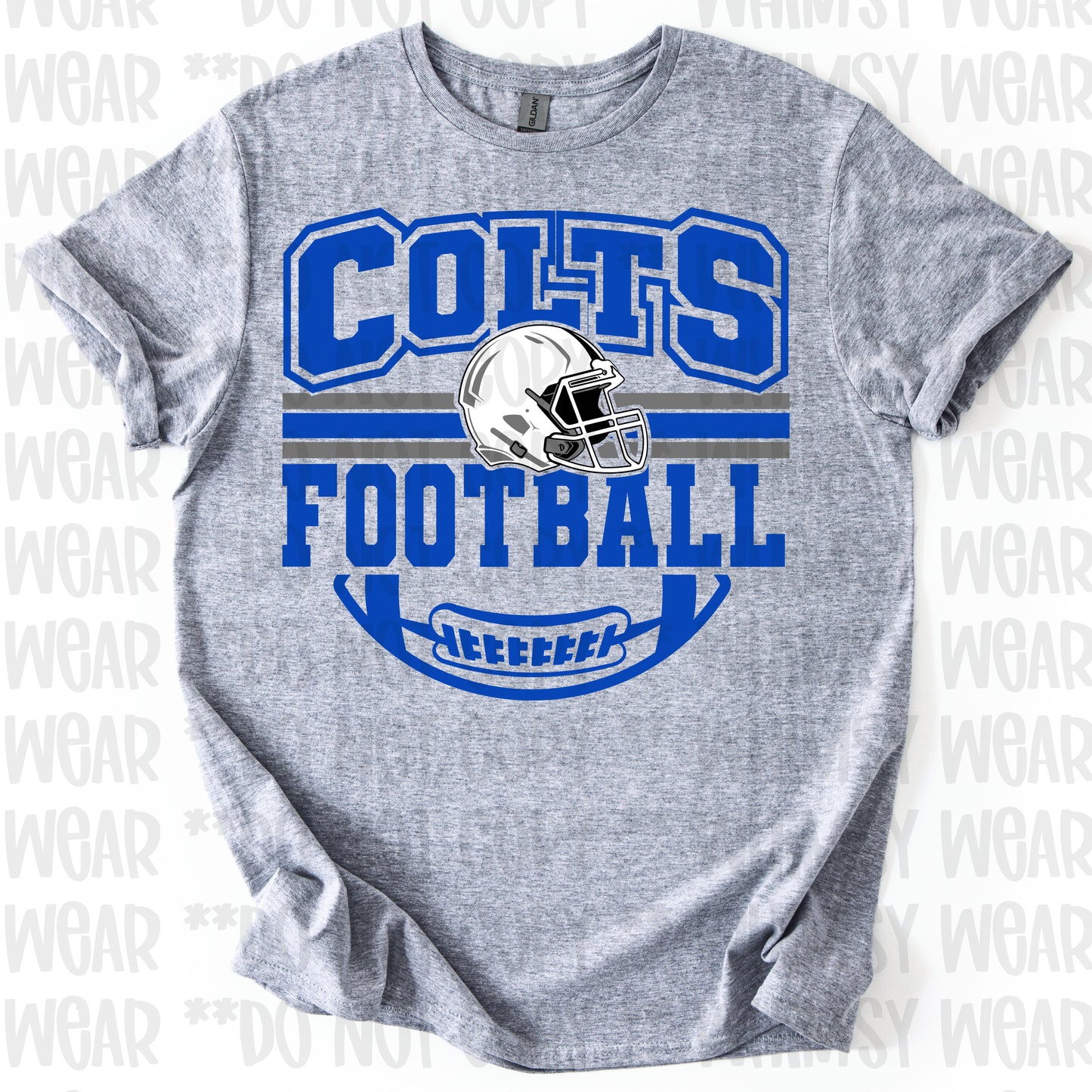 Colts Football in Blue