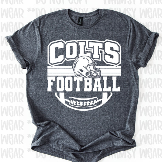 Colts Football in White