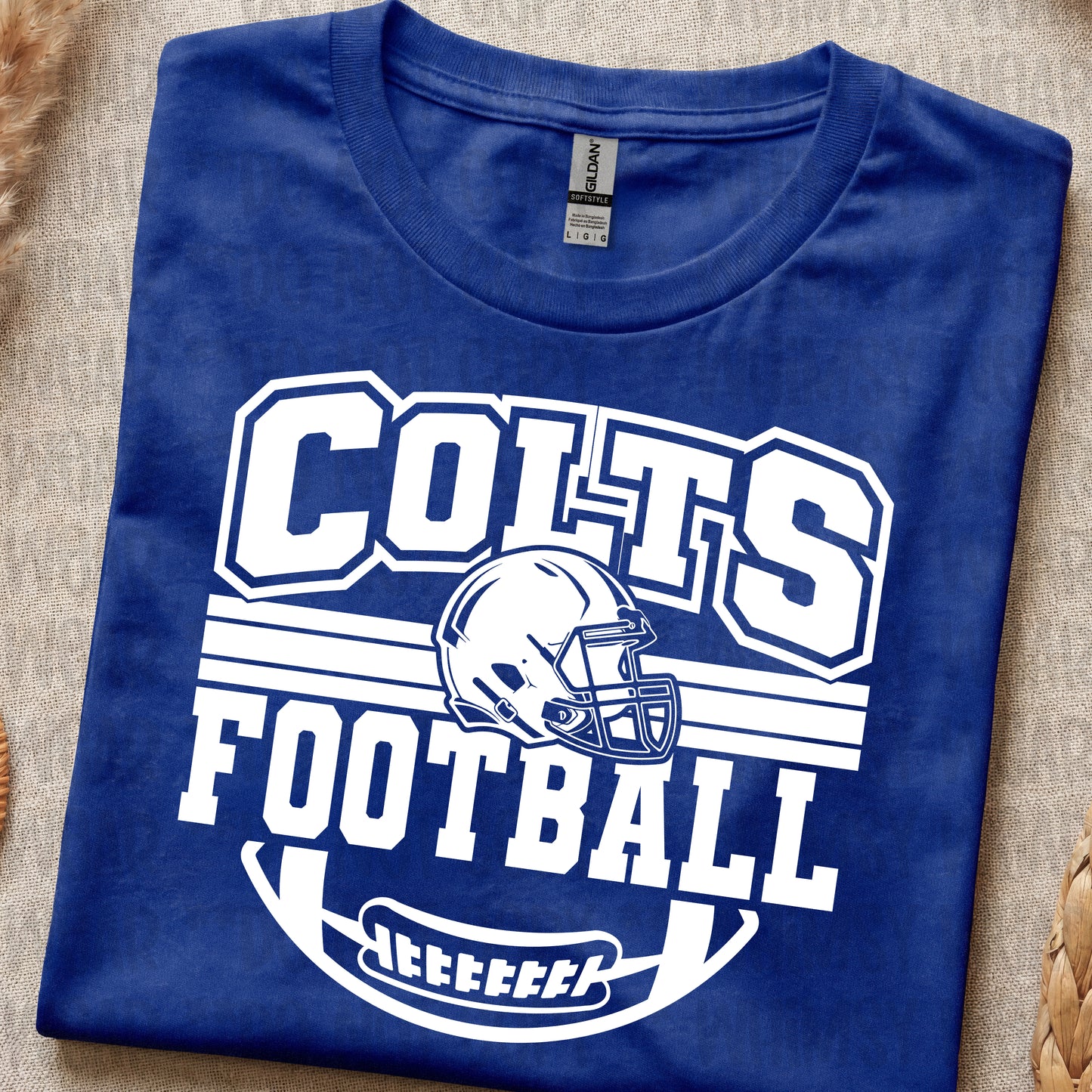 Colts Football in White