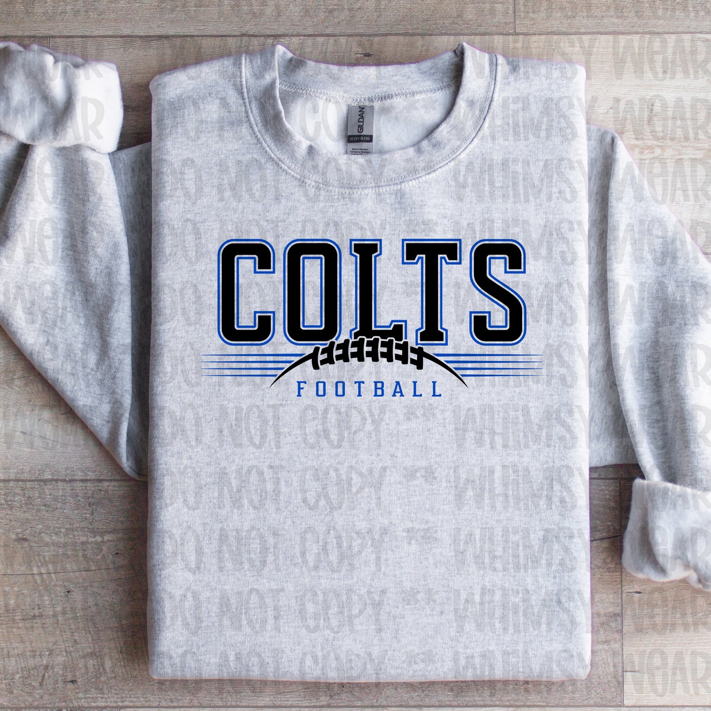 Colts Half Football in Black