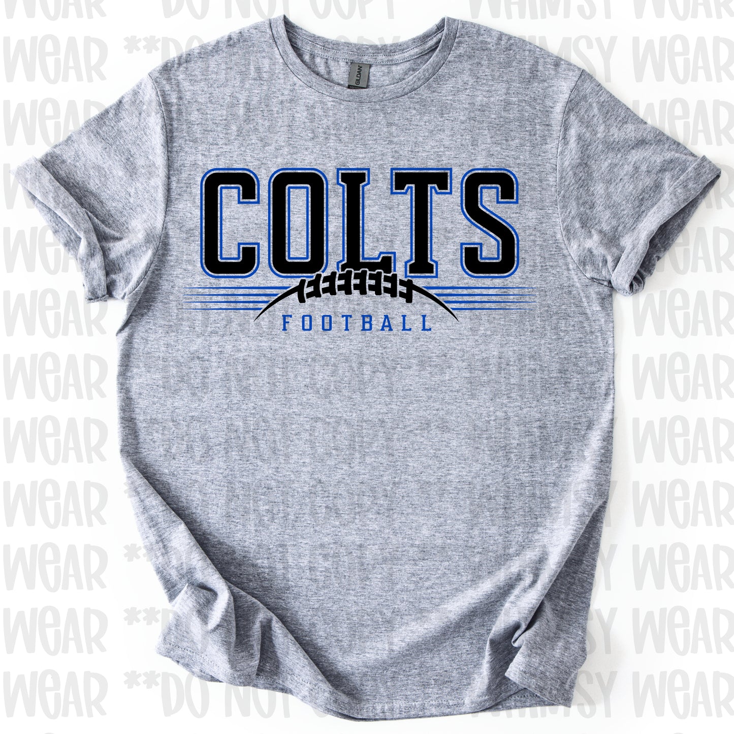 Colts Half Football in Black