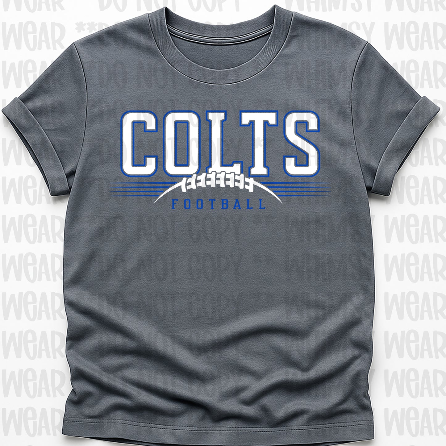 Colts Half Football in White