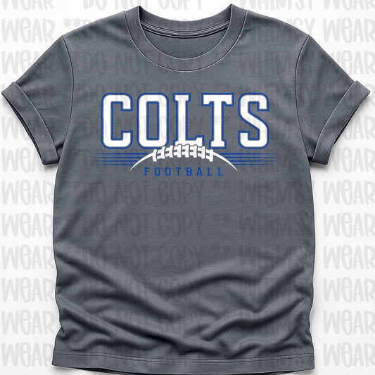 Colts Half Football in White
