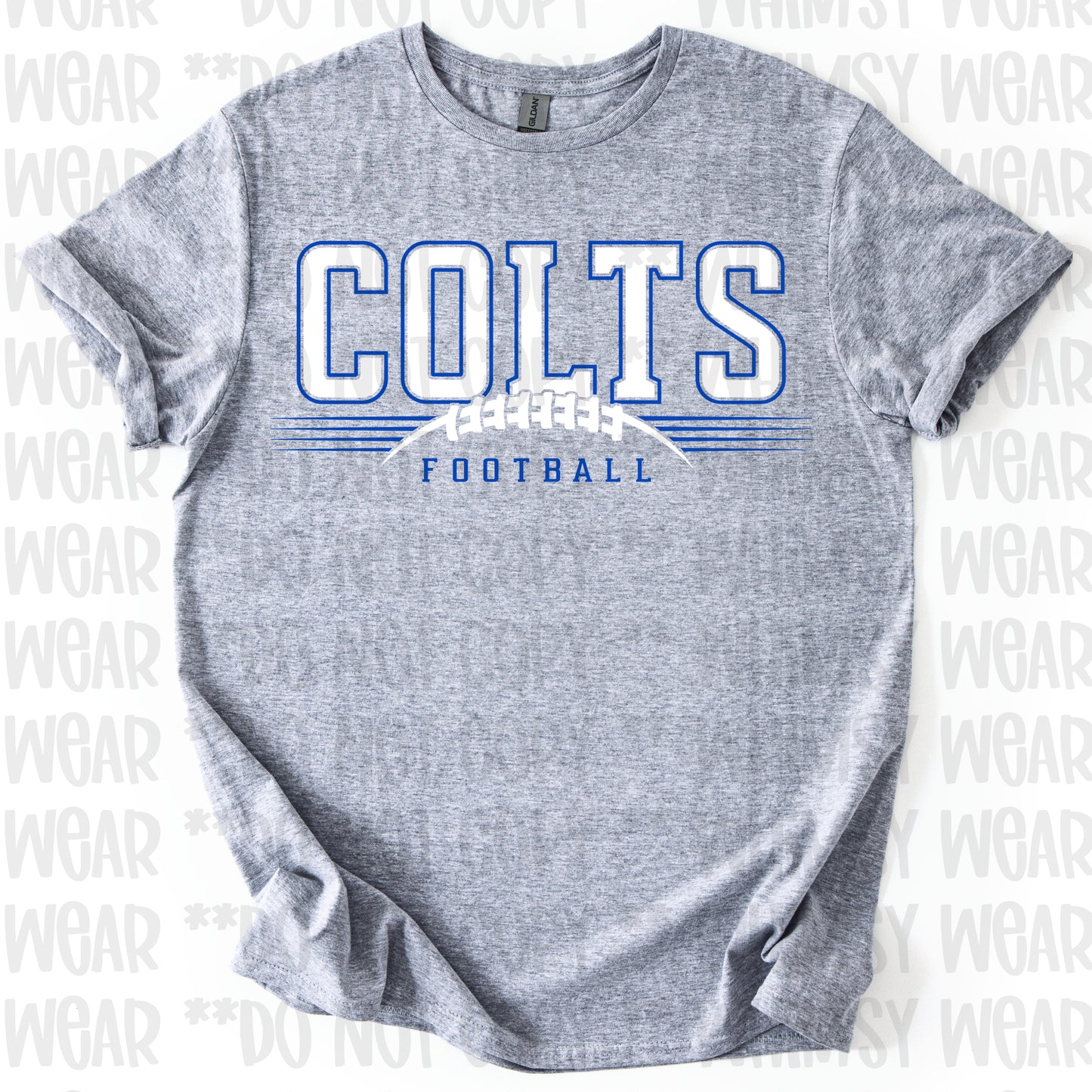 Colts Half Football in White