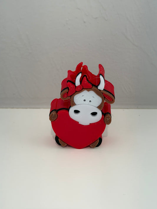 V-Day Cow STANLEY Straw Topper
