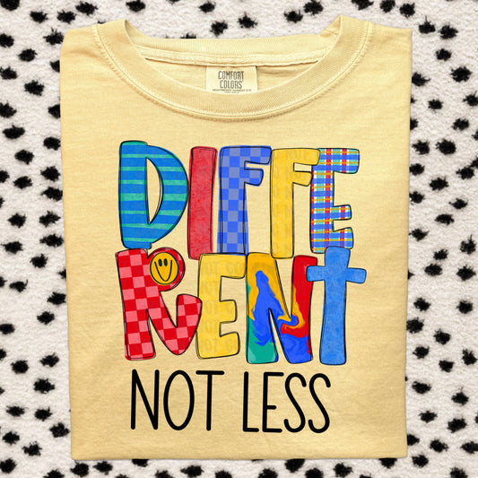 Different Not Less Primary Color Pattern