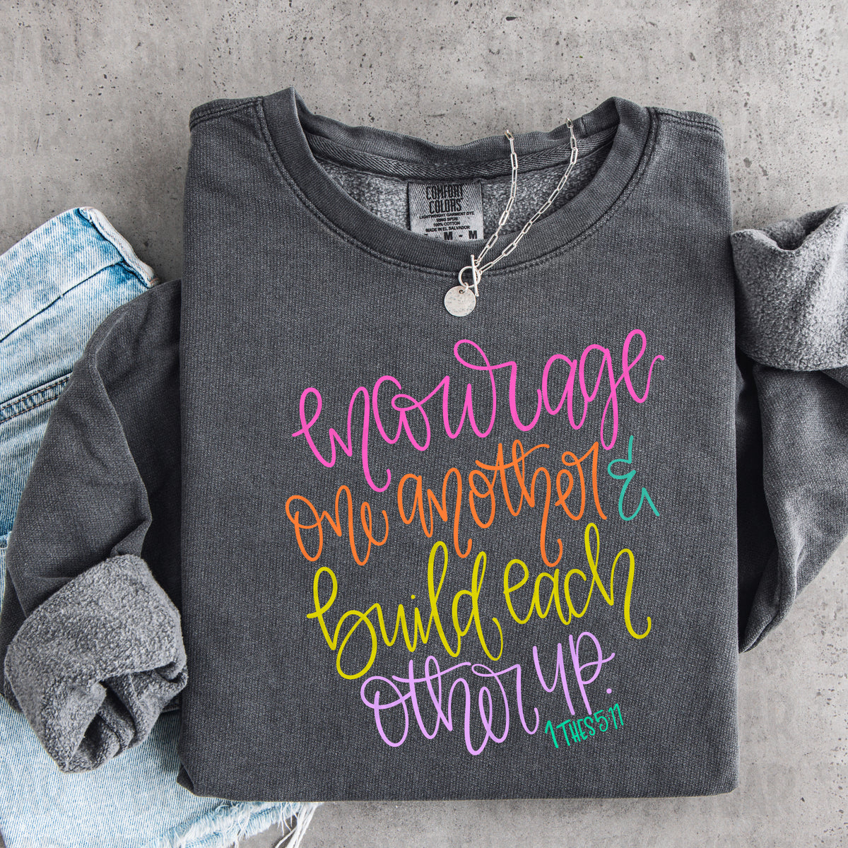 Encourage One Another Colorful