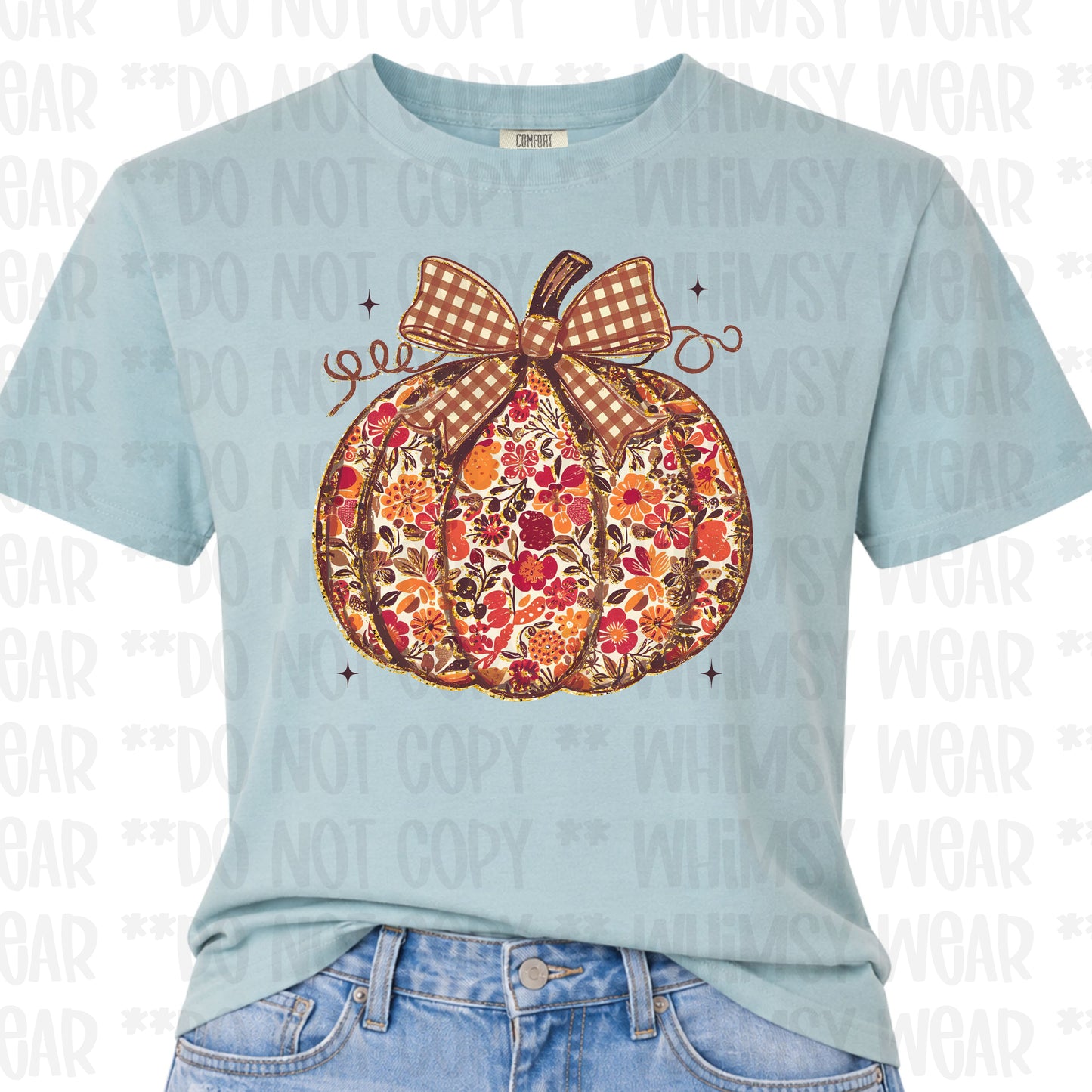 Fall Floral Pumpkin