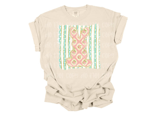 Floral Striped Rabbit