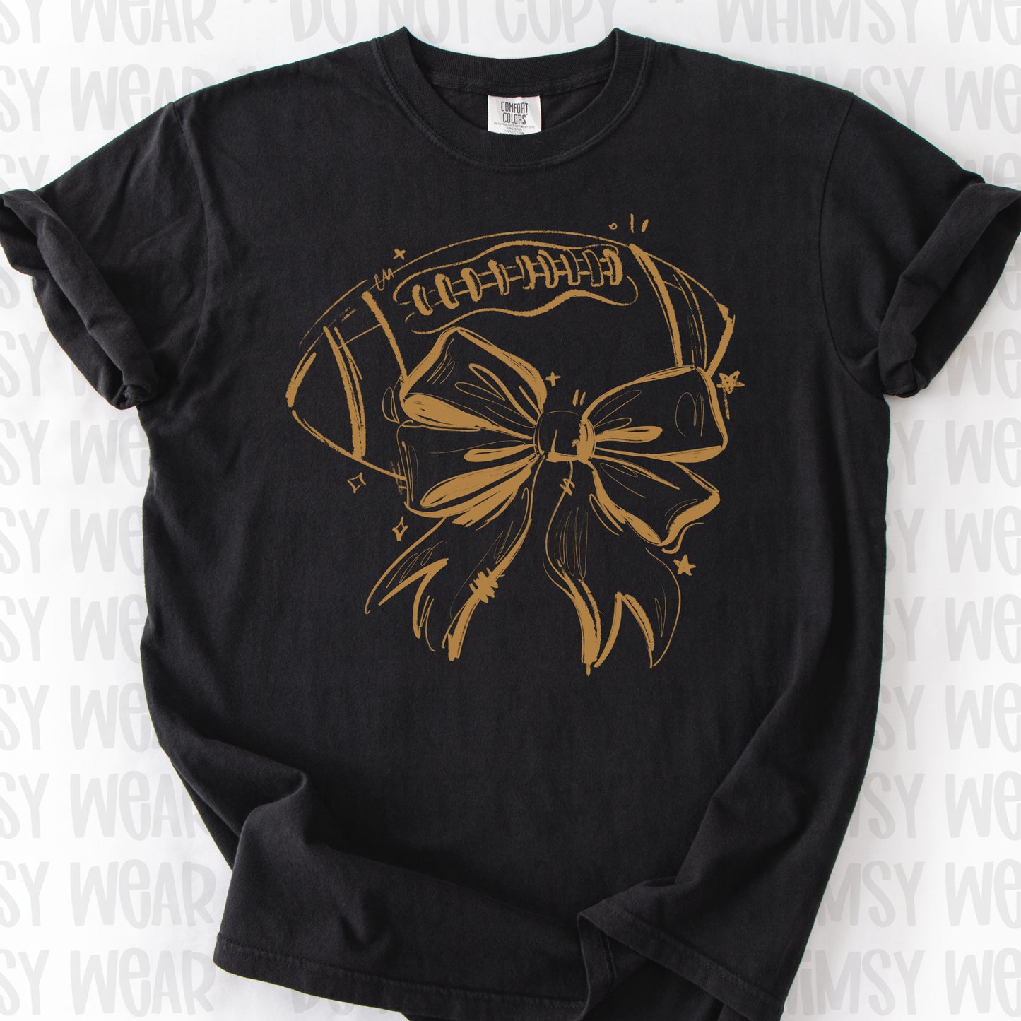 Football Sketchy in GOLD foil