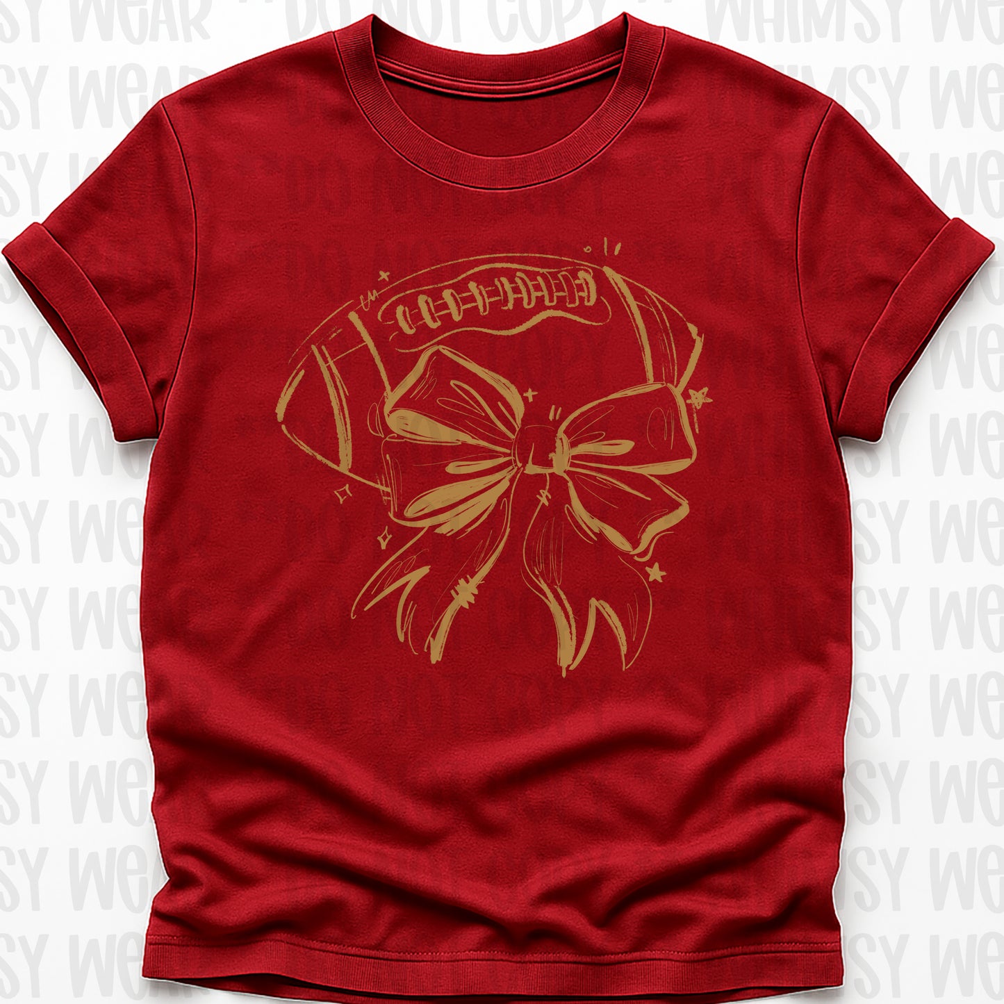 Football Sketchy in GOLD foil