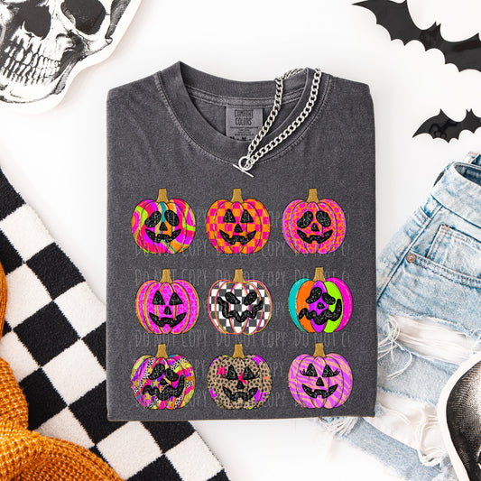 Funny Faced Jack O Lanterns