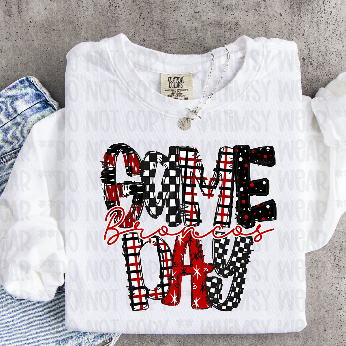 Game Day Multi Pattern with Customizable Mascot and Color