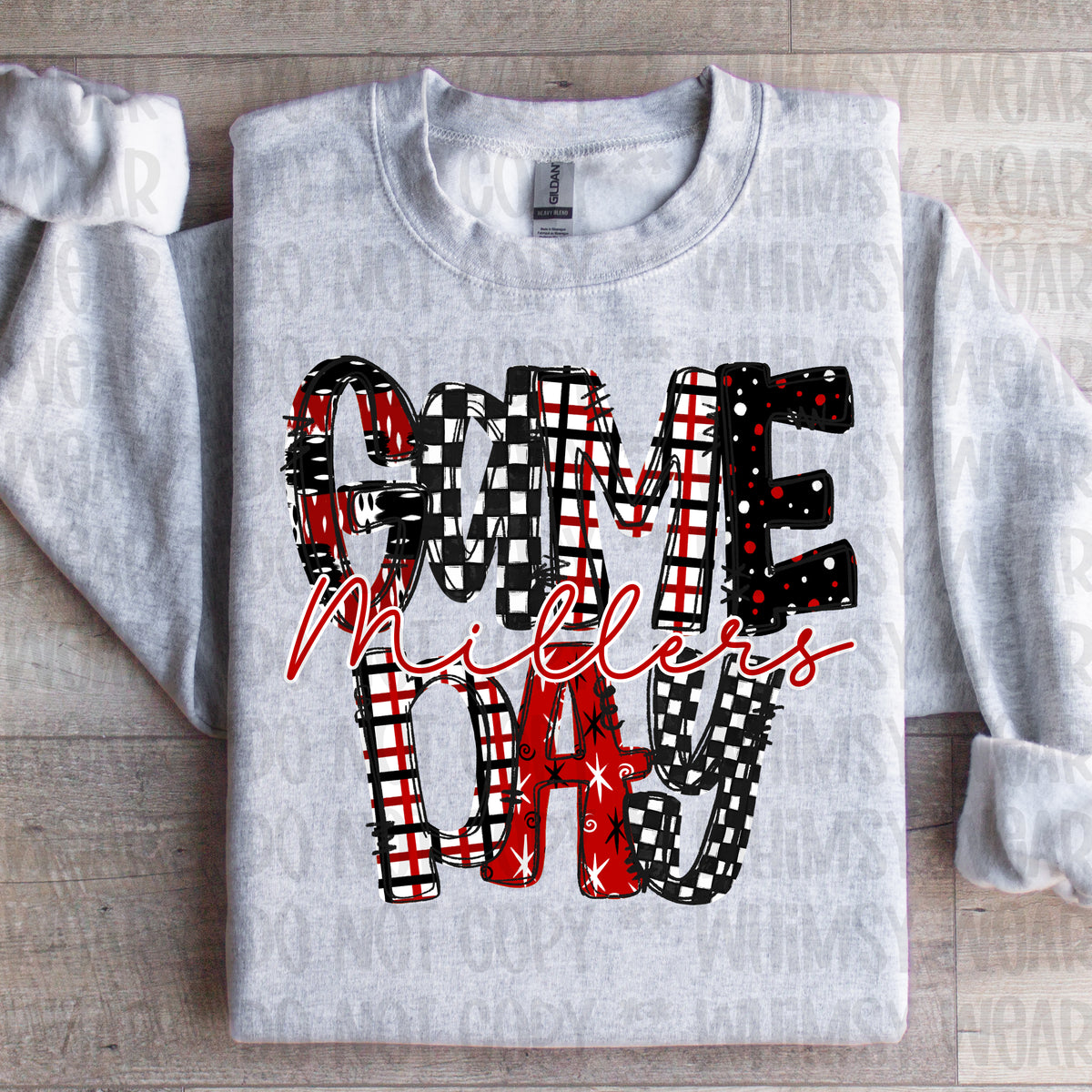 Game Day Multi Pattern with Customizable Mascot and Color