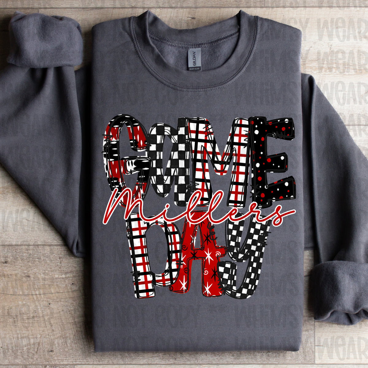 Game Day Multi Pattern with Customizable Mascot and Color