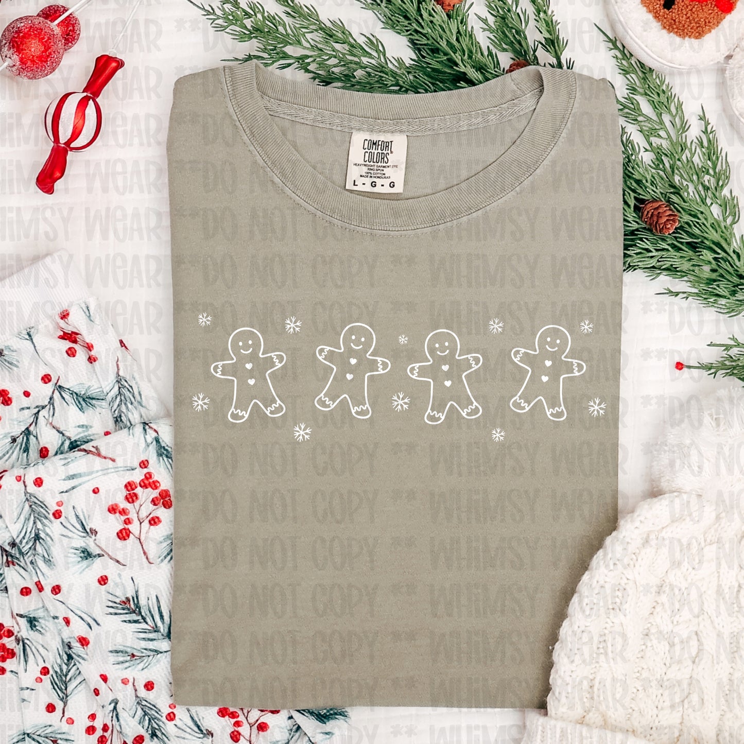 Snowy Gingerbread Man