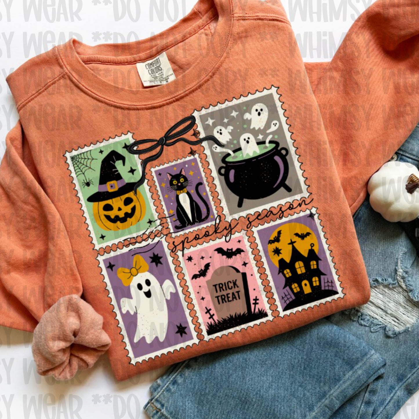Halloween Stamp Collage