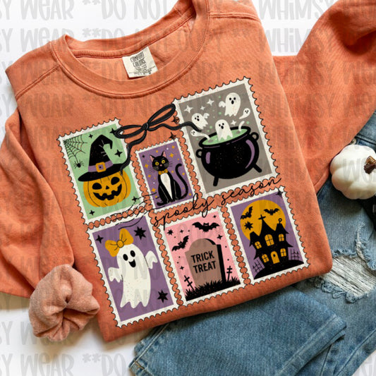 Halloween Stamp Collage