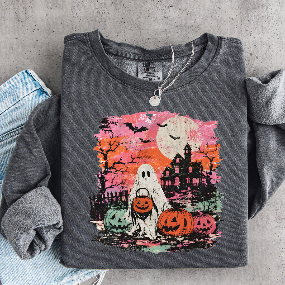 Haunted House Neon