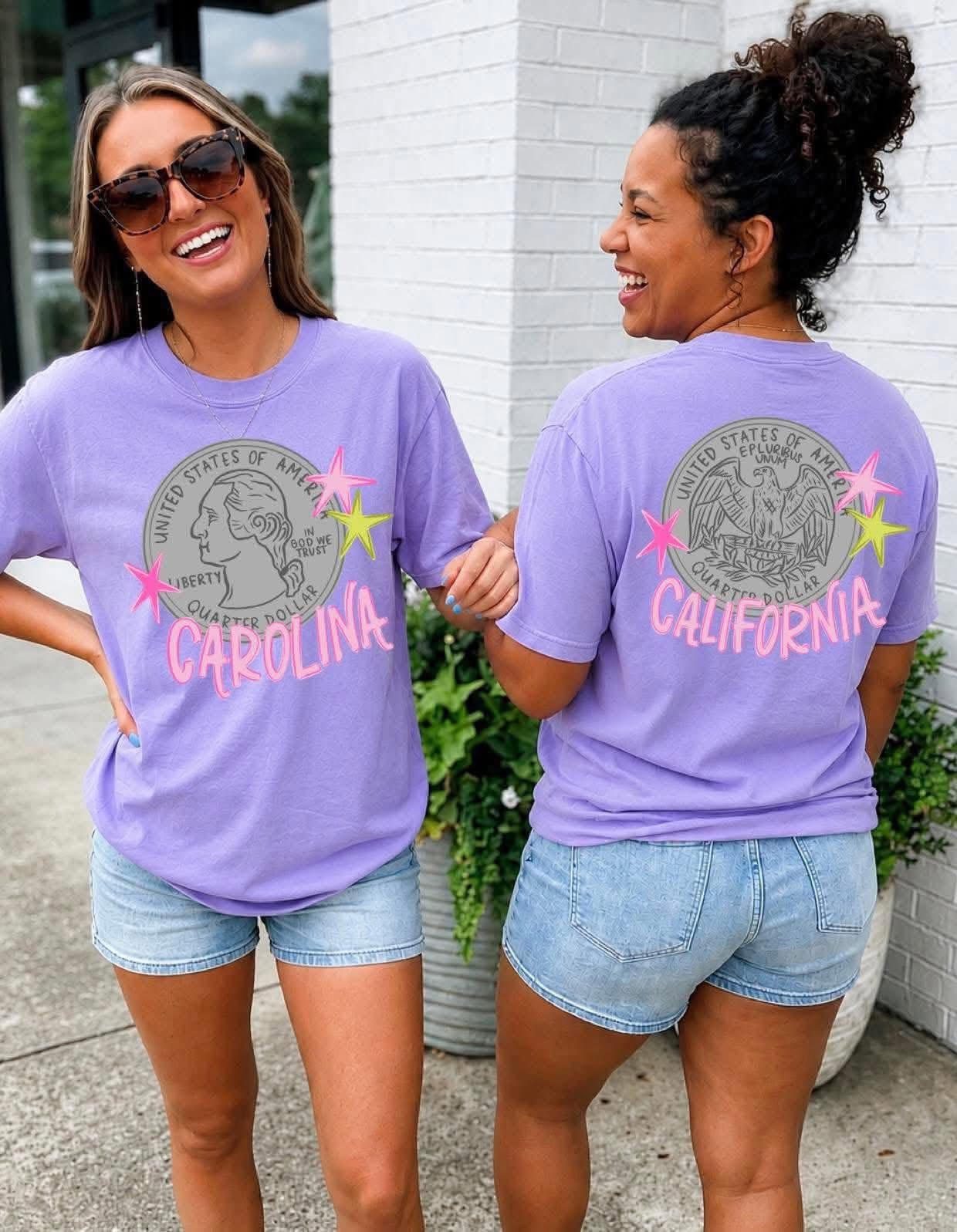 Heads Carolina, Tails California (2 sided design)