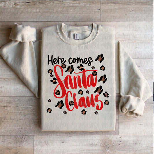 Here Comes Santa Claus Leopard