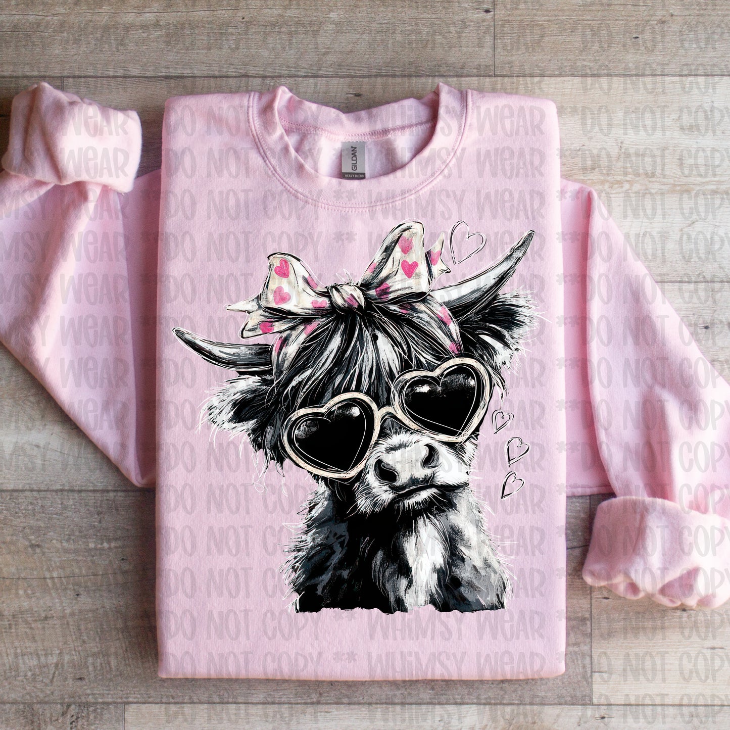 Highland Valentine Cow