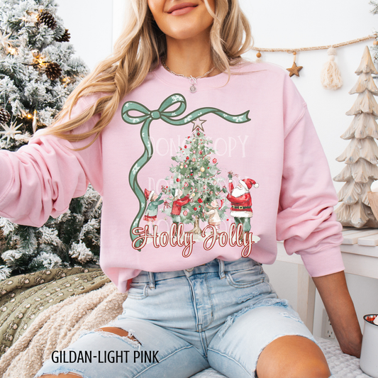 Holly Jolly Bow Scene