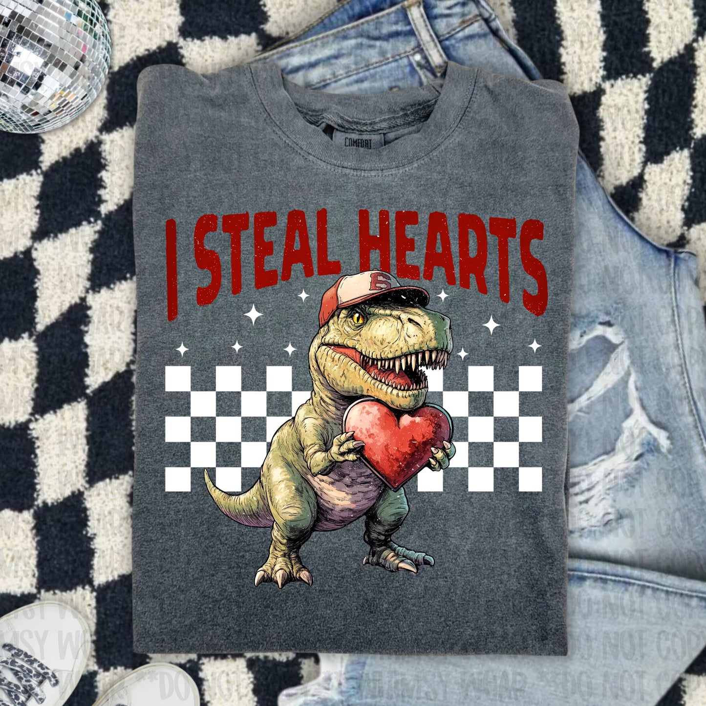 I Steal Hearts Dino