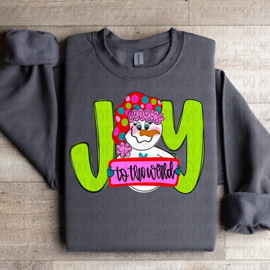 Joy To The World Snowman