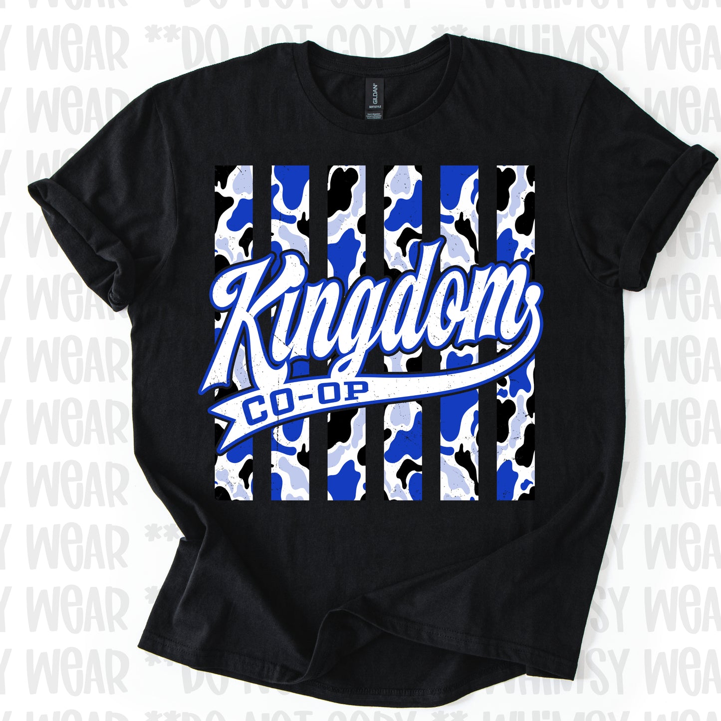 Kingdom Camo Striped Blue