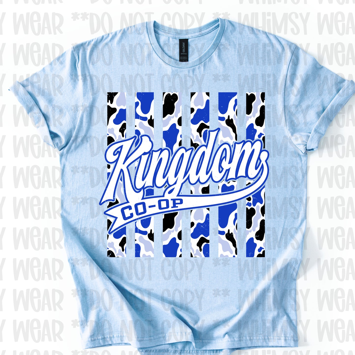 Kingdom Camo Striped Blue