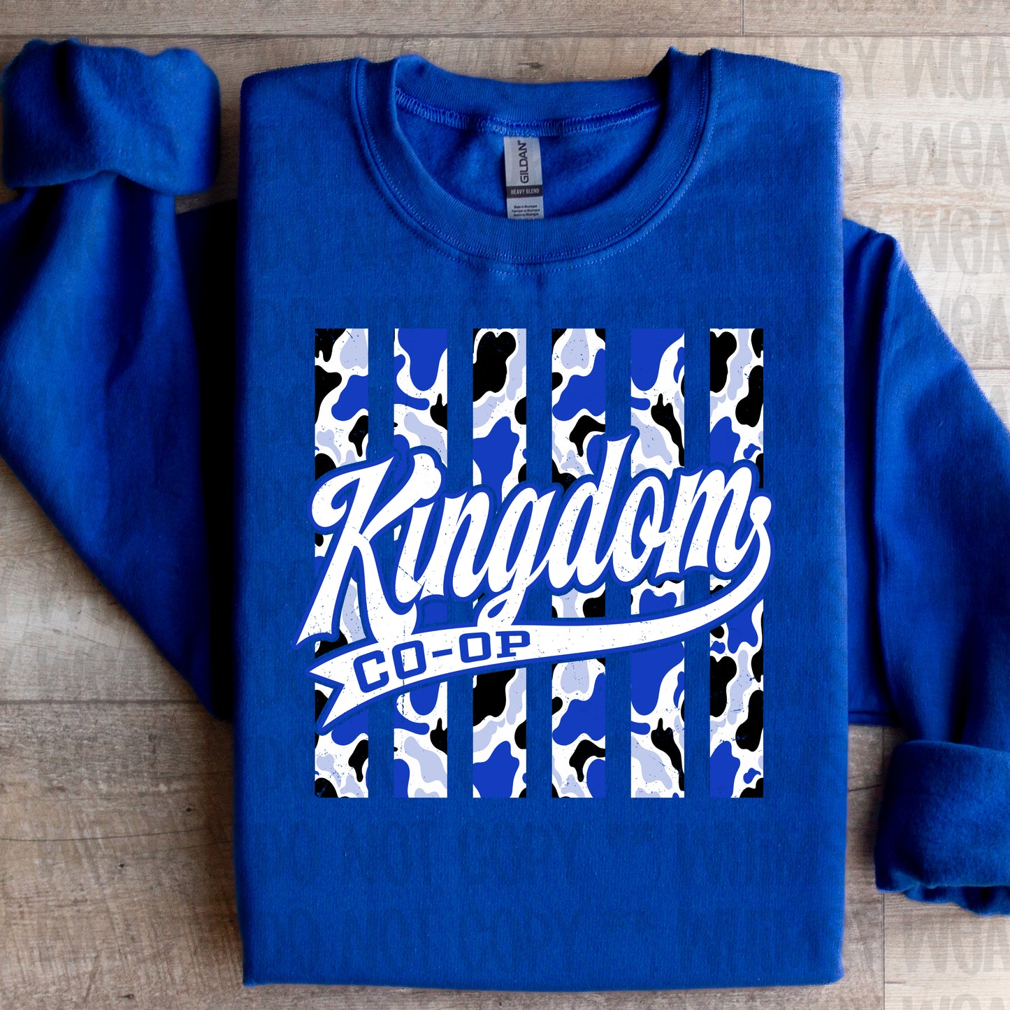 Kingdom Camo Striped Blue