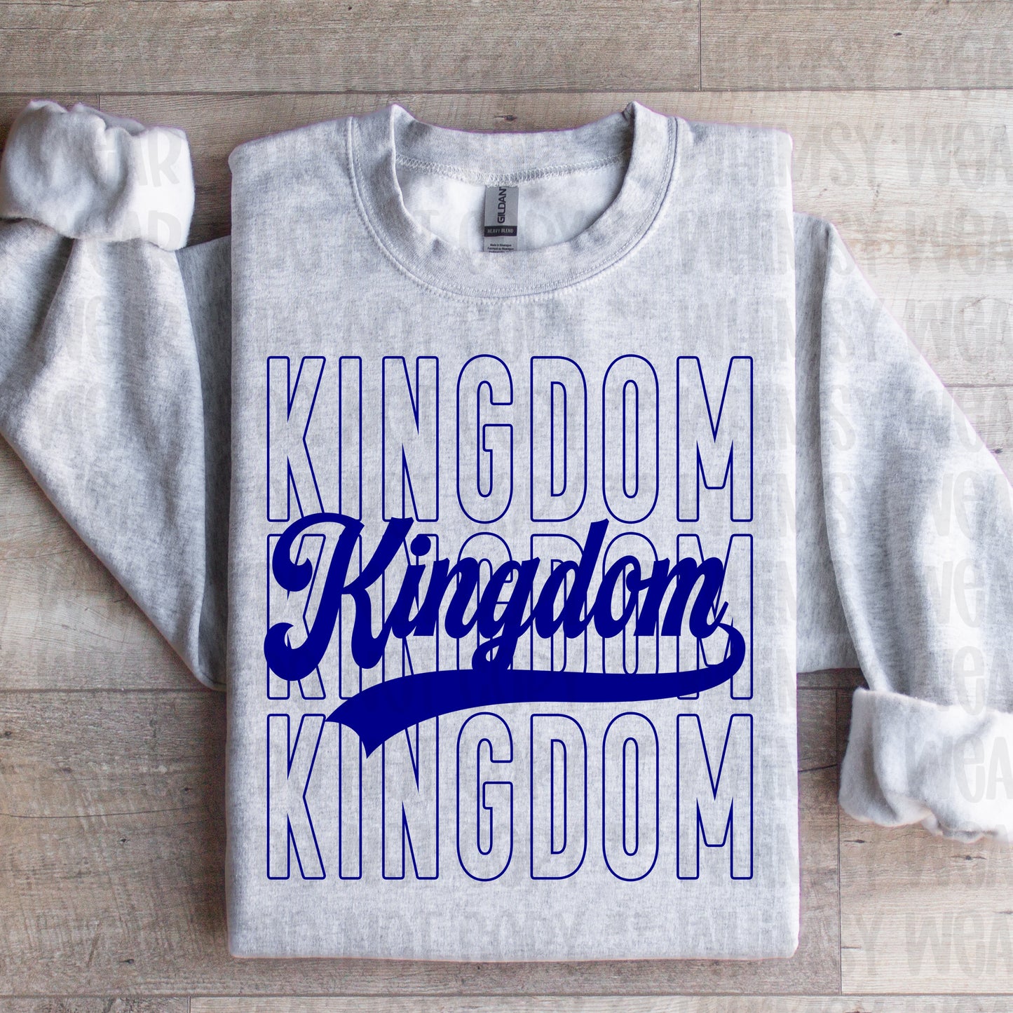 Kingdom Stacked Blue