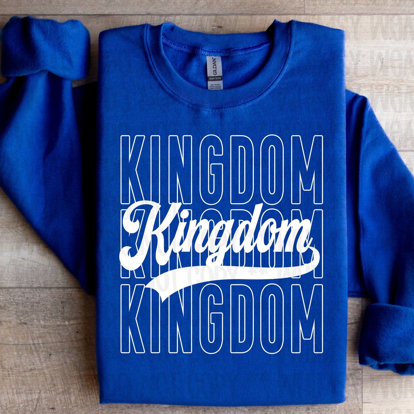 Kingdom Stacked White