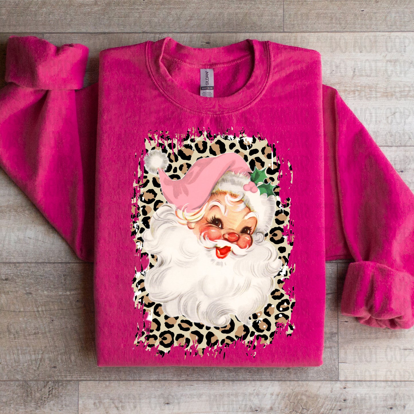 Leopard Vintage Santa