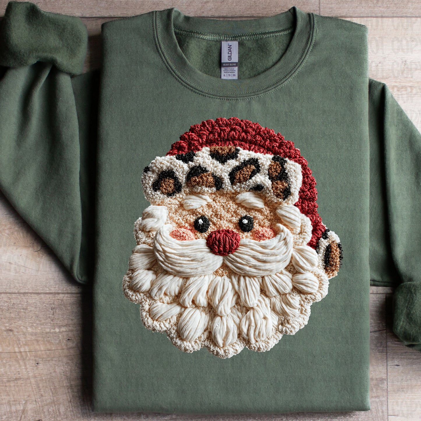 Leopard Yarn Santa