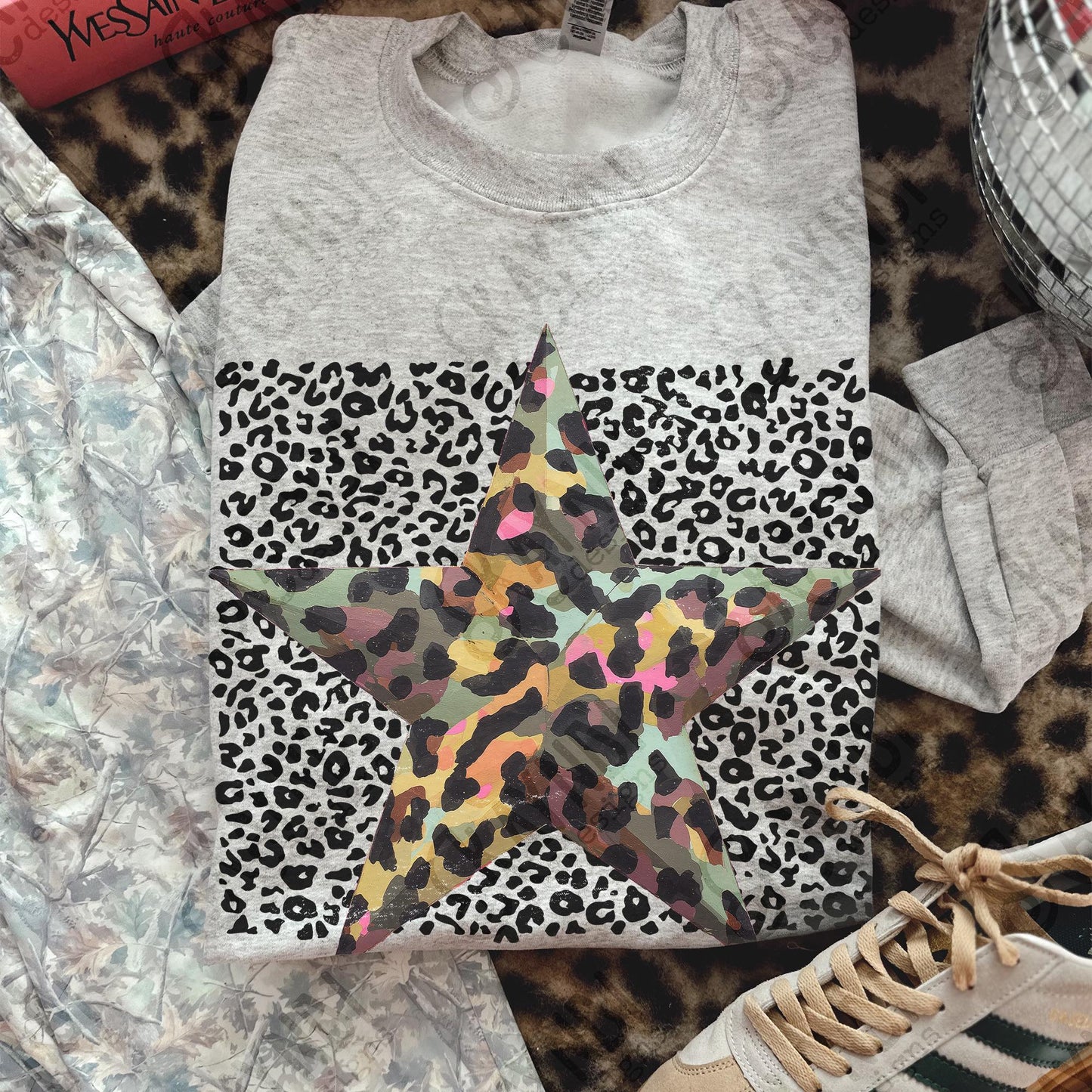 Leopard Neon Star