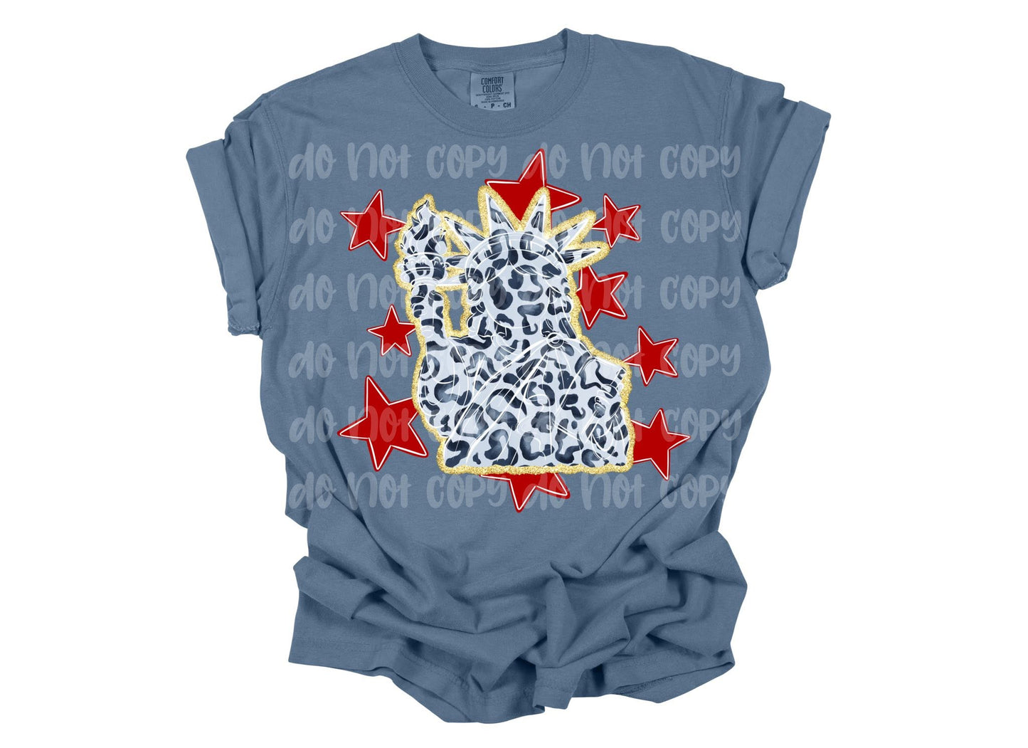 Leopard Statue of Liberty
