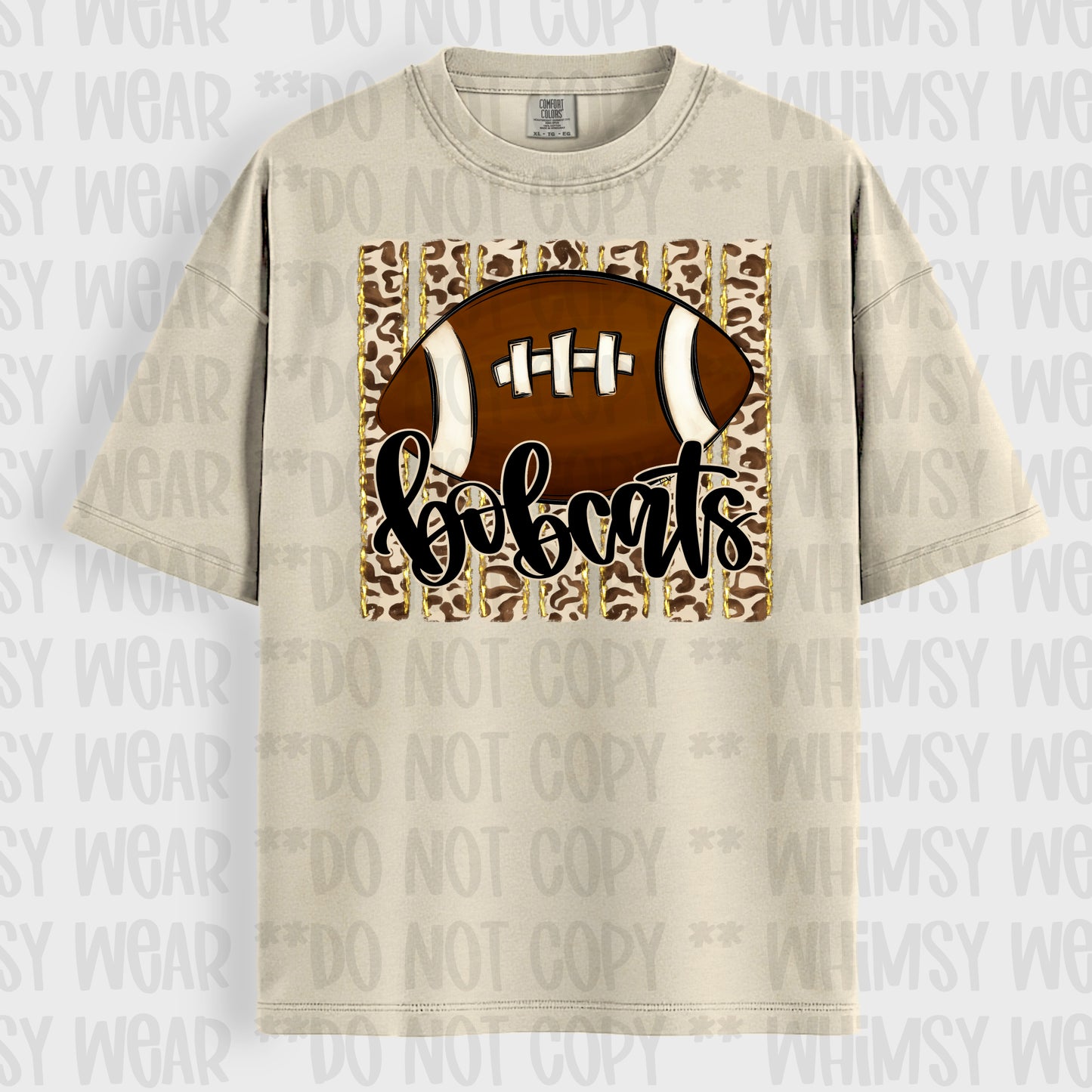Leopard Striped Football Mascot  (Custom available)