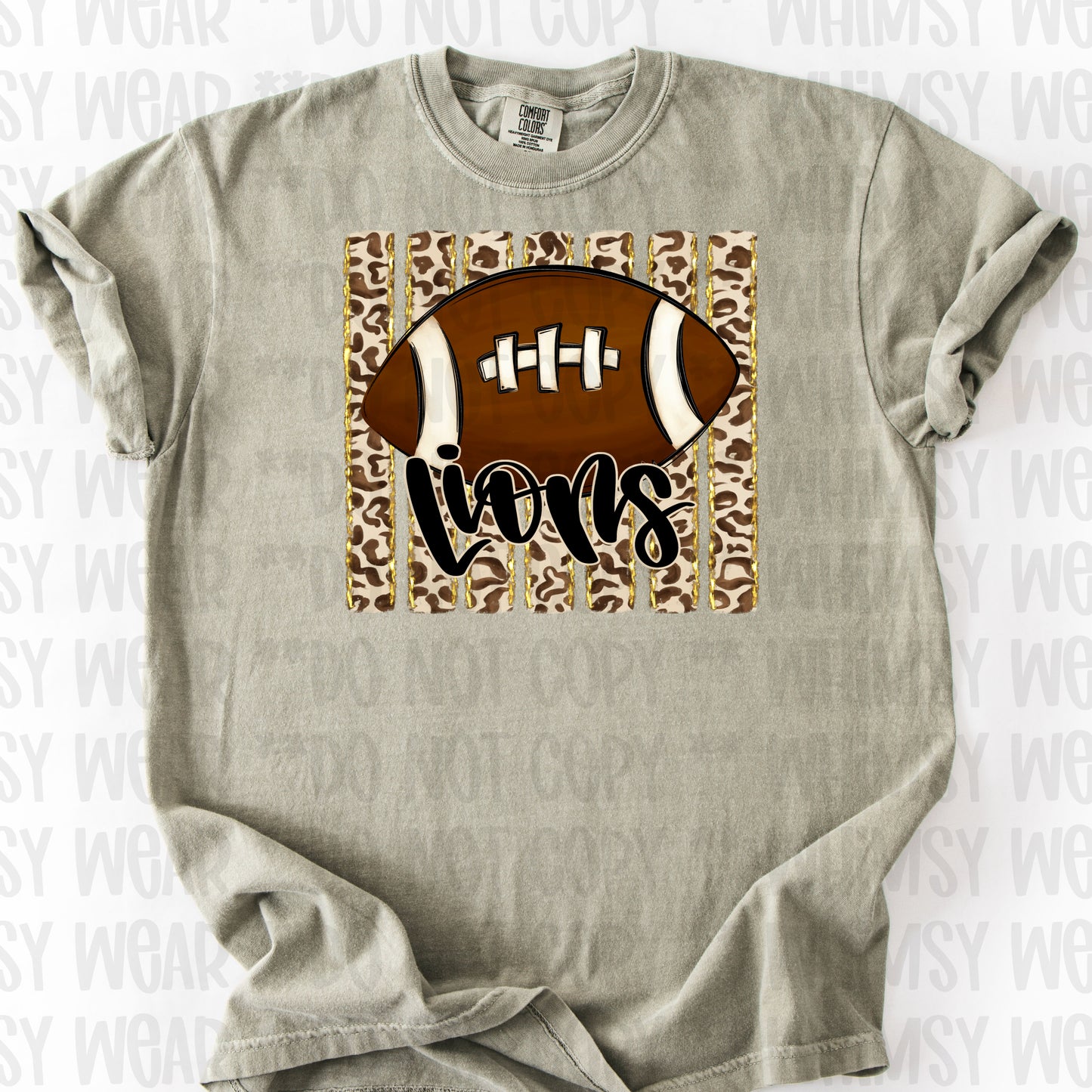 Leopard Striped Football Mascot  (Custom available)