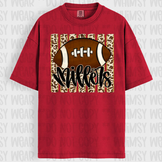Leopard Striped Football Mascot  (Custom available)