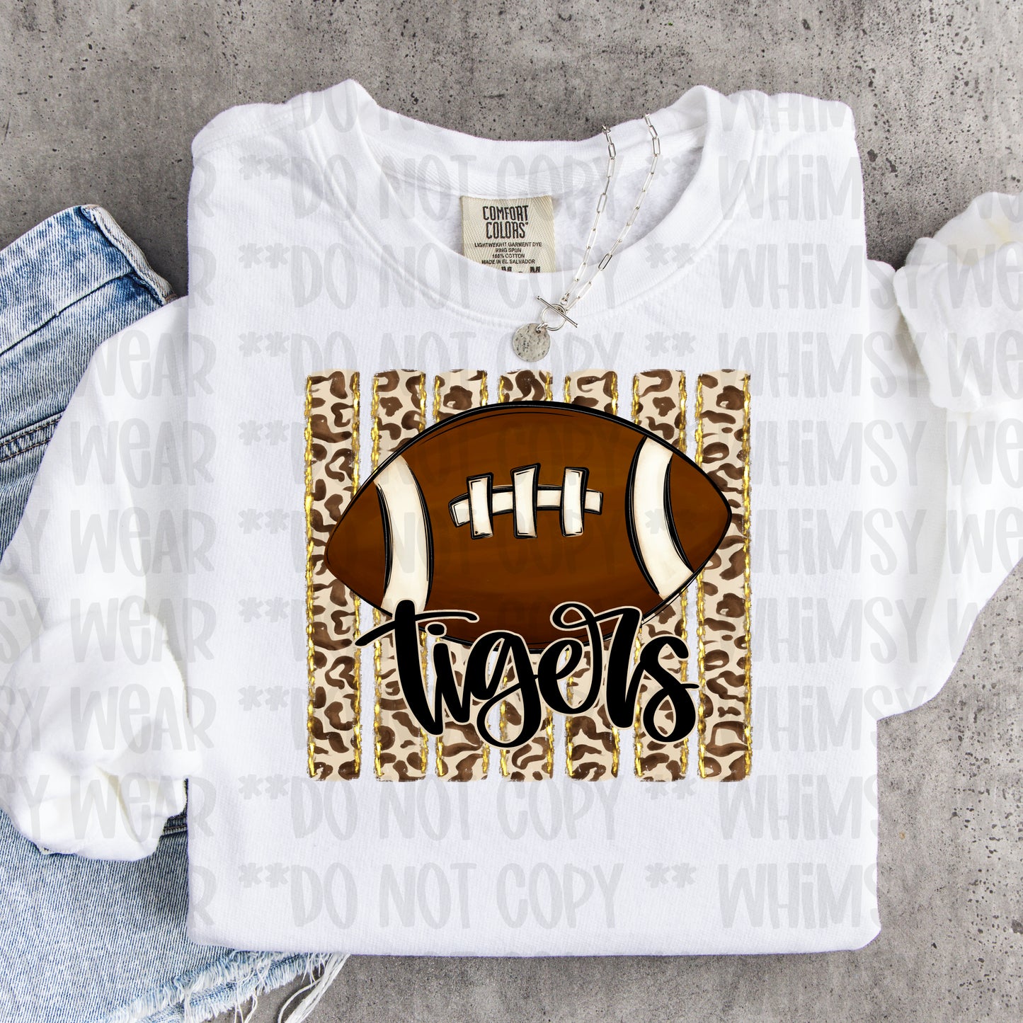 Leopard Striped Football Mascot  (Custom available)