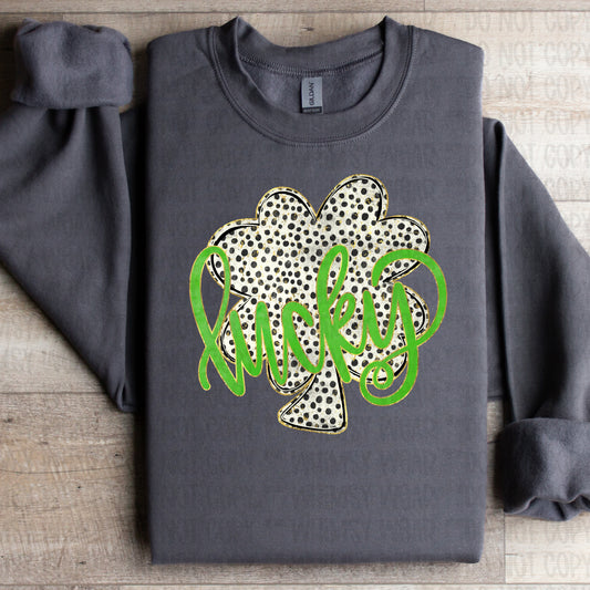 Lucky Dalmatian Shamrock