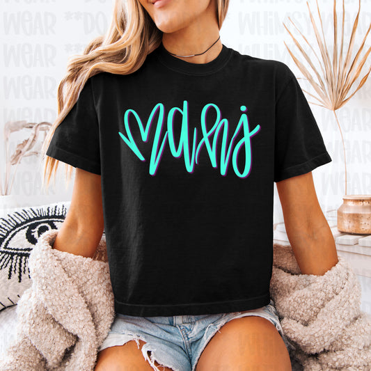 Mahj Neon Script