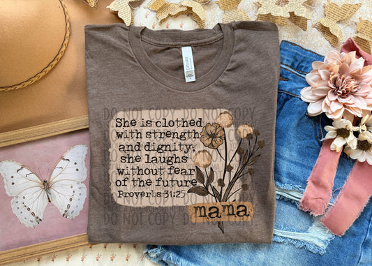 Mama Proverbs 31:25