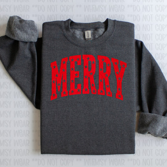 Merry Word With Stars