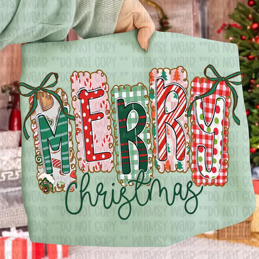 Merry Christmas Coquette Stamps