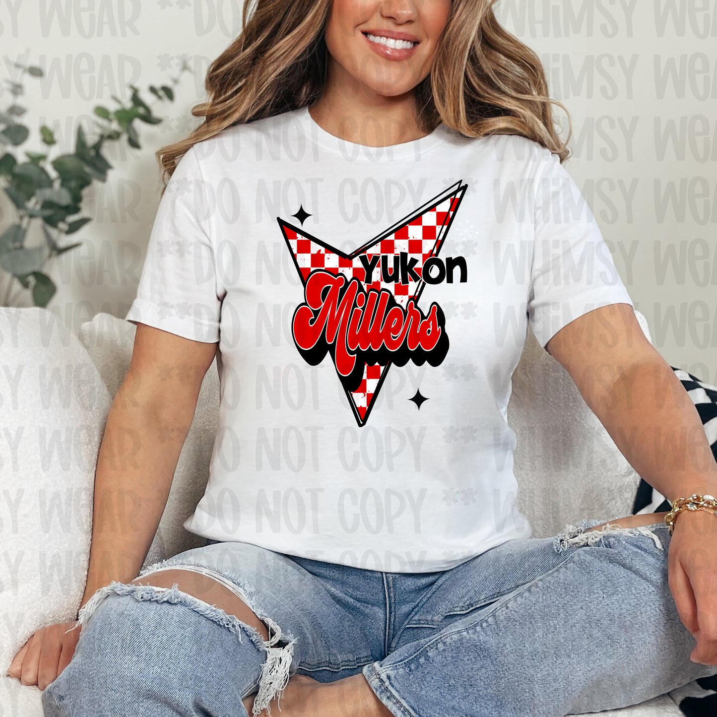 Mascot Retro Check (Customizable)