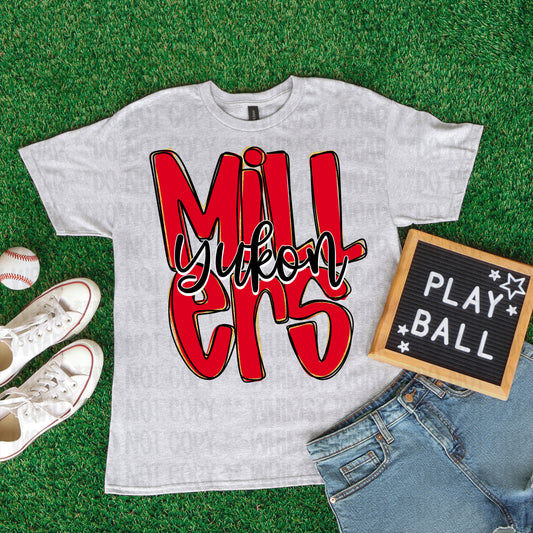 Bubble Font With Stars Mascots